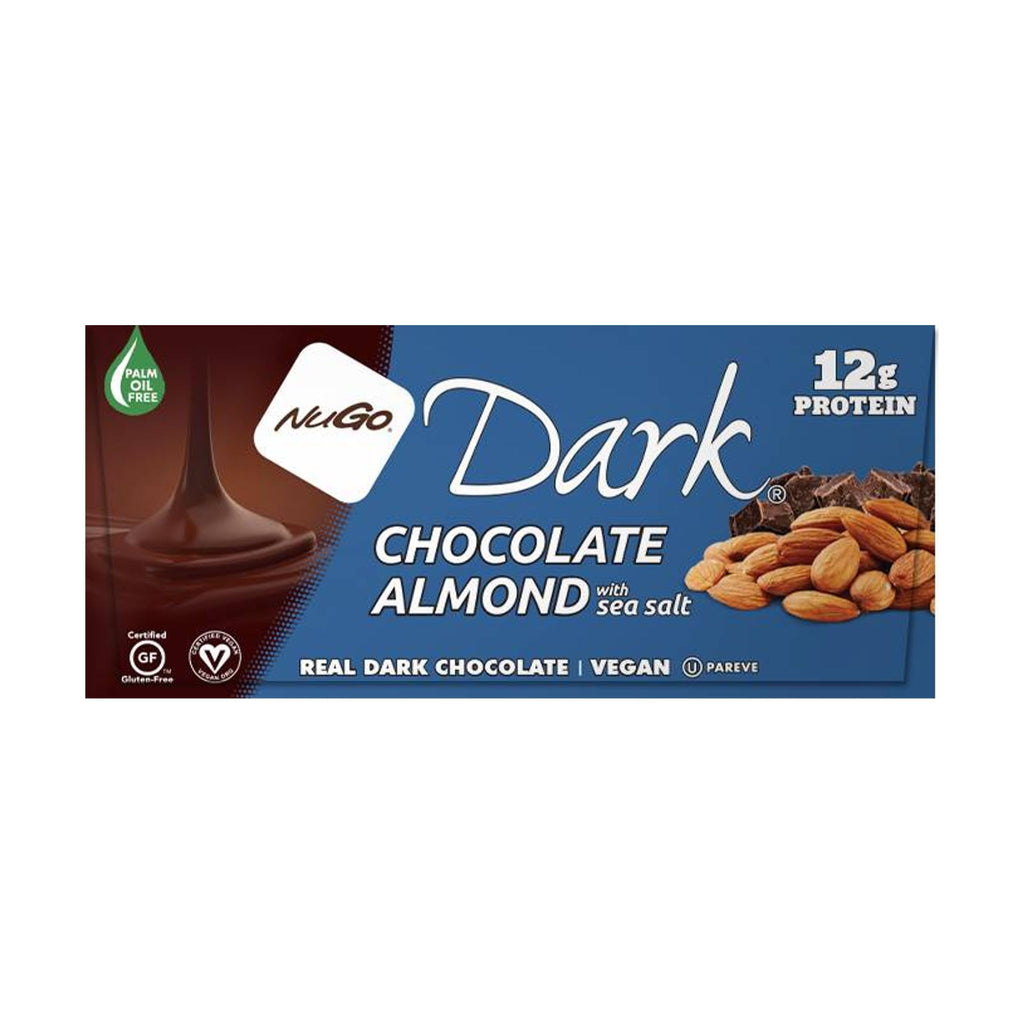 NuGo Dark Chocolate Almond Sea Salt Bar - 12 Count - image 2