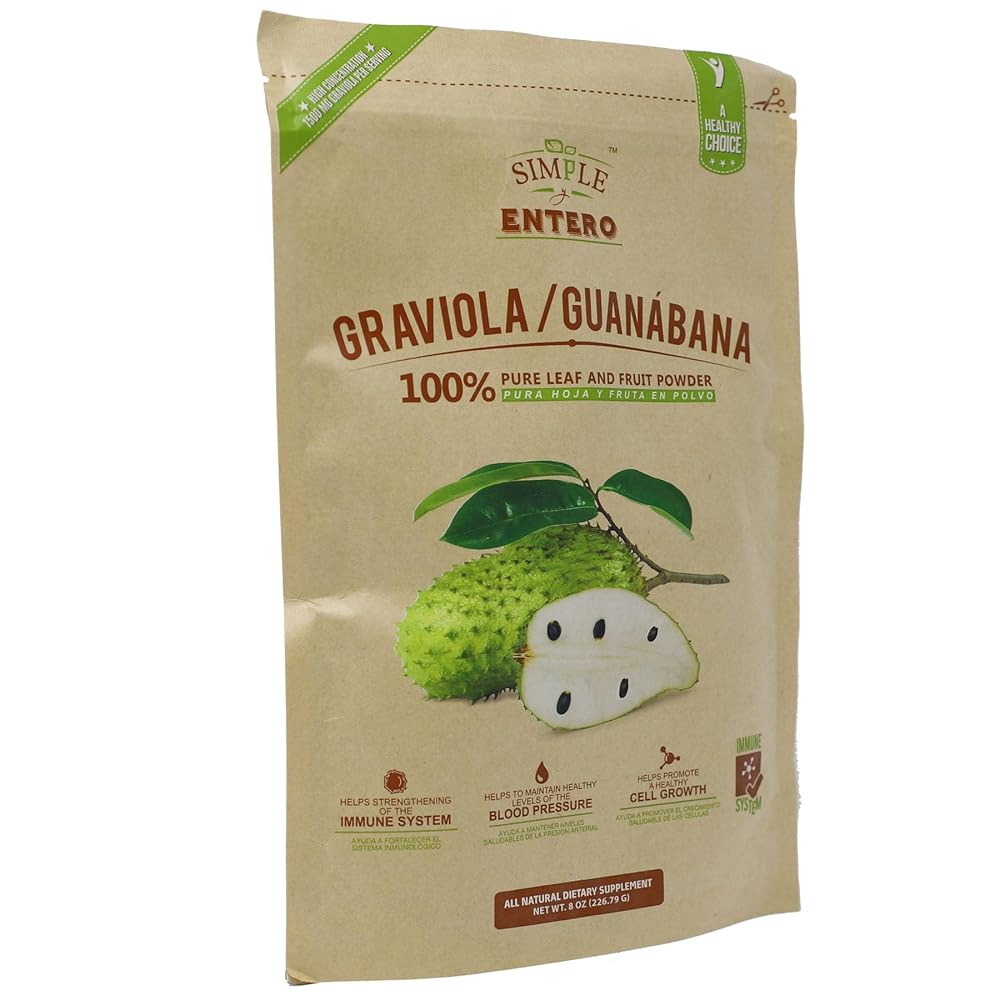 Simple y Entero Graviola Soursop Powder - 8 oz - image 5