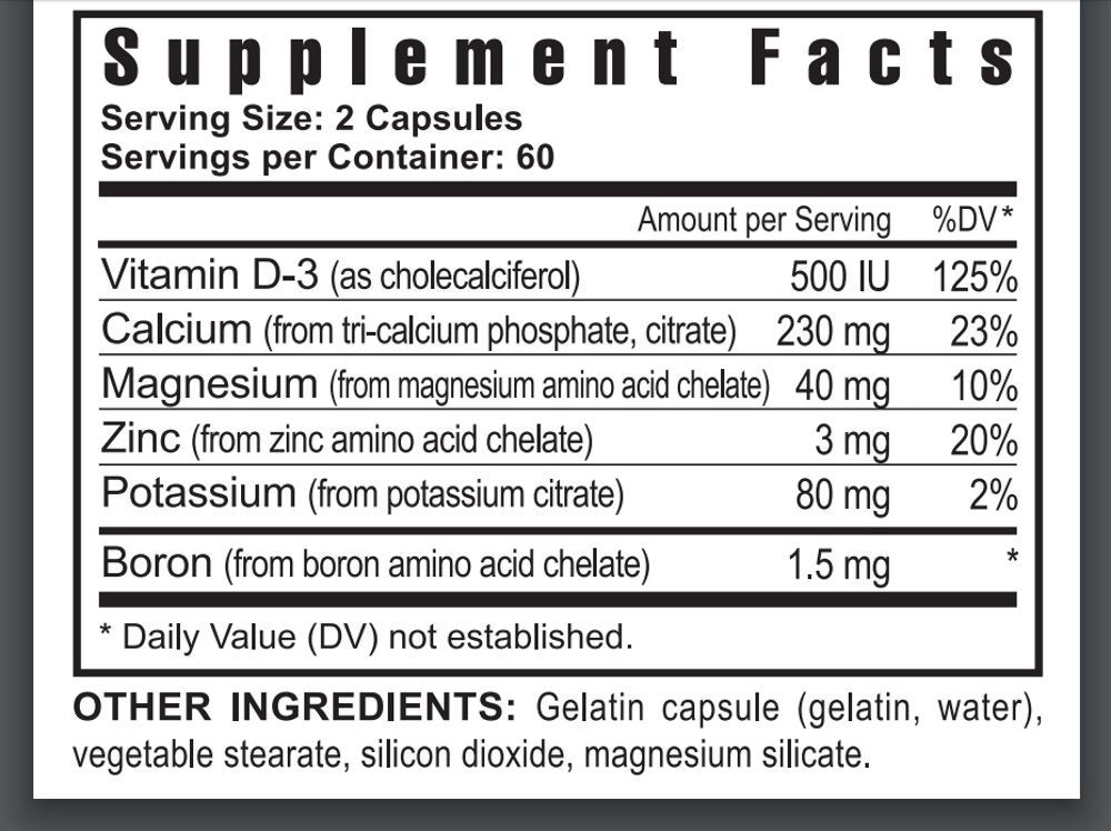 Youngevity Ultimate Cal Calcium Magnesium Bone Support - 480 Capsules - image 2