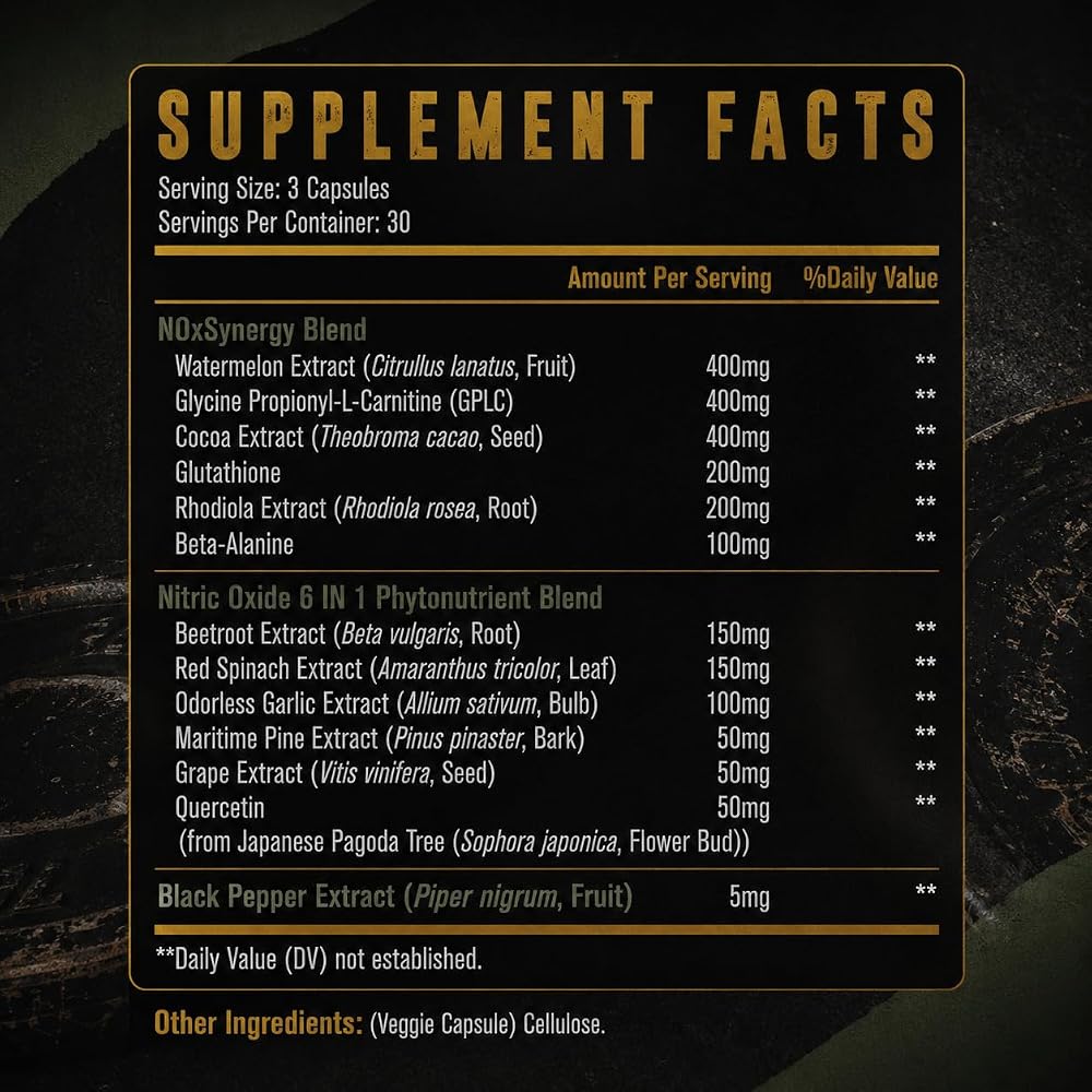 Energievoll Nitric Oxide Supplement for Men - 90 Capsules - image 2