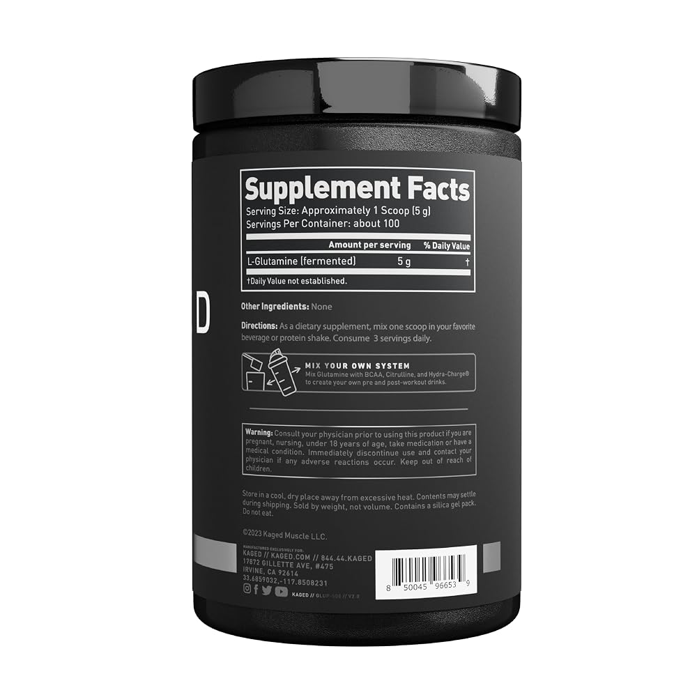 Kaged Muscle L-Glutamine Powder - 500g - image 8