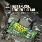 MEG Military Energy Gum Spearmint 100mg Caffeine - 24 Pack - image 7