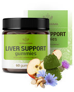 HERBAMAMA Liver Support Gummies Herbal Complex - 60 Gummies