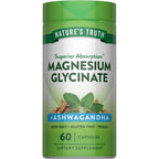 Nature's Truth Magnesium Glycinate with Ashwagandha - 60 Capsules