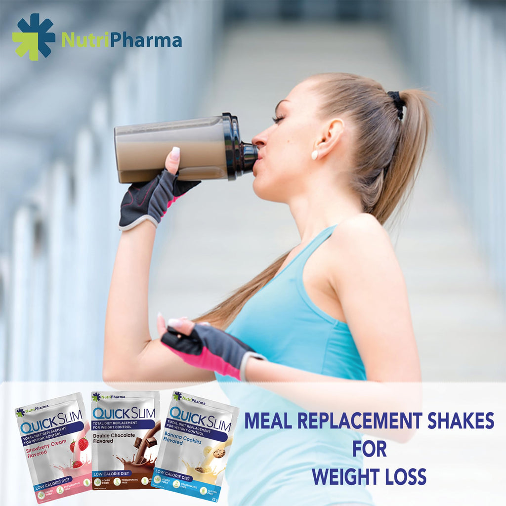 NUTRIPHARMA Quick Slim Quick Slim Meal Replacement Shakes for Weight