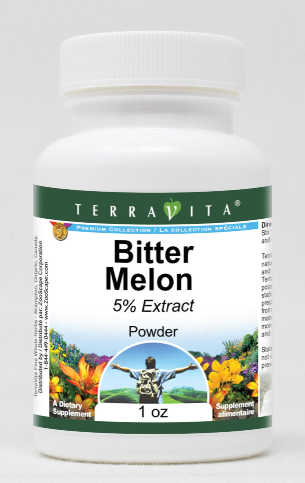 Terravita Bitter Melon 5% Powder - 3 Pack (1 oz each)