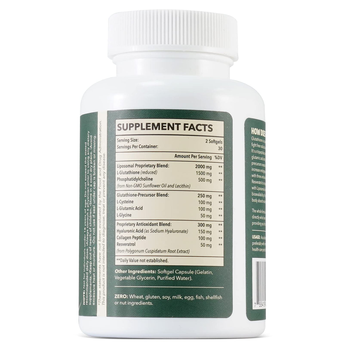 Guigmiens Liposomal Glutathione 2000 MG