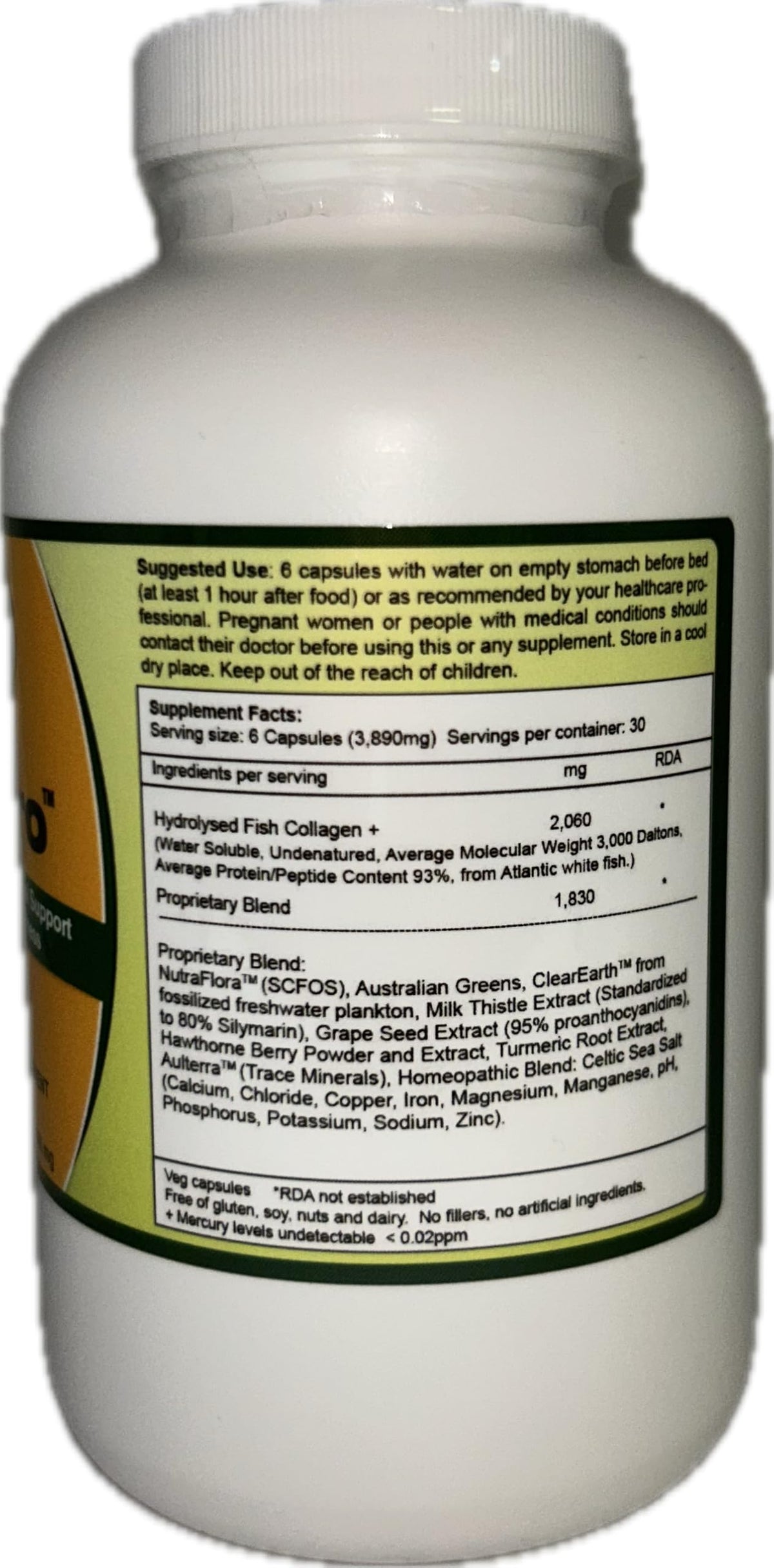 Get Healthy Again GI Pro Marine Collagen - 180 Capsules - image 2
