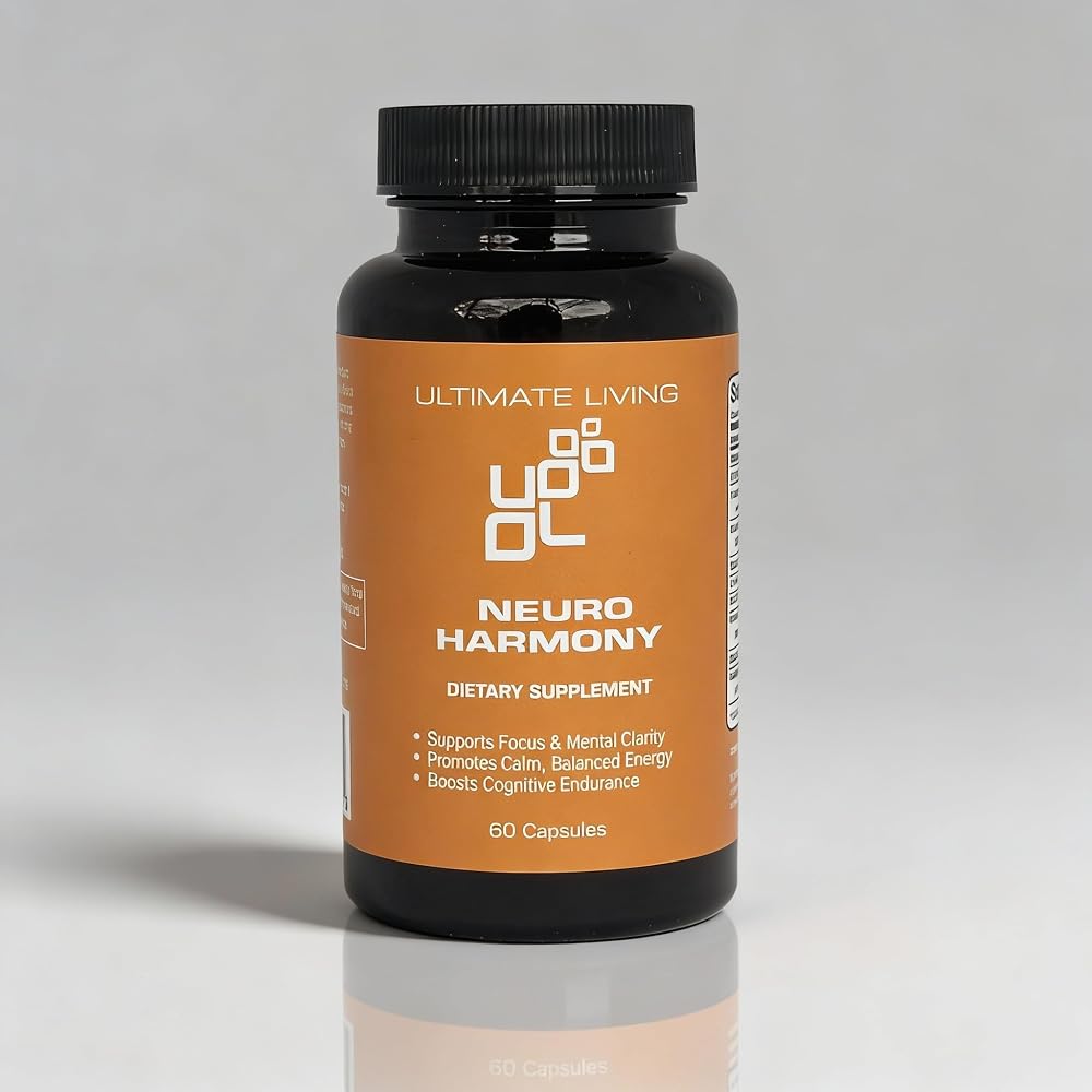Ultimate Living Neuro Harmony Focus & Mood Support - 60 Capsules