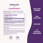 Natrol Melatonin 5 mg Fast Dissolve Tablets, Strawberry - 30 Count - image 5