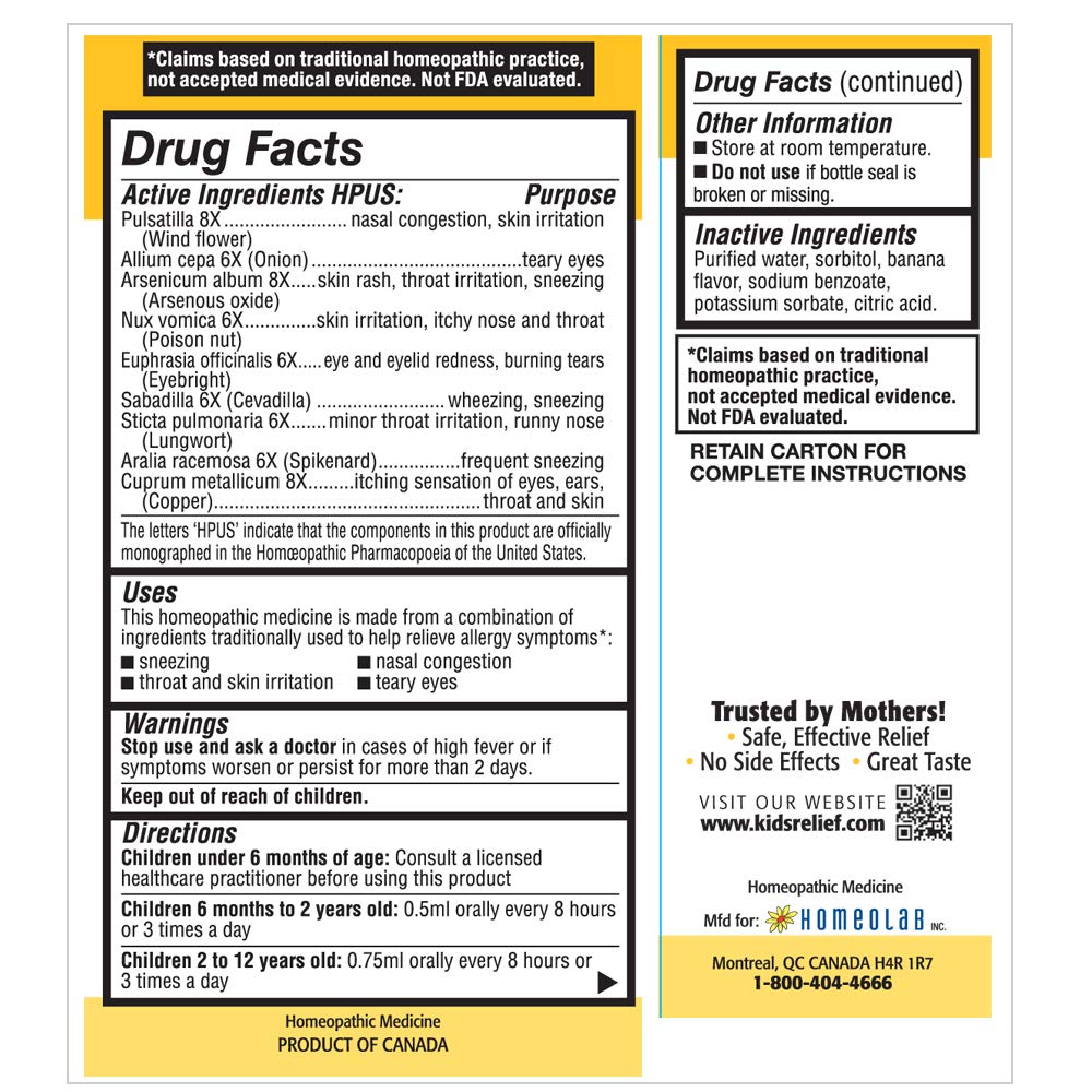 Kids Relief Allergy Oral Solution - 0.85 Fl Oz - image 6