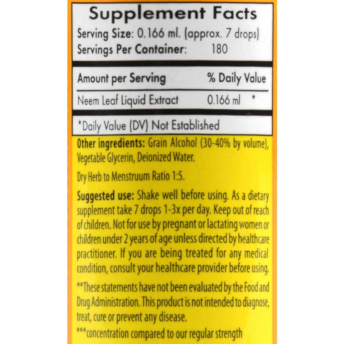 NEEMAURA Neem Aura Certified Organic Neem Leaf Extract - 1 fl oz - image 2