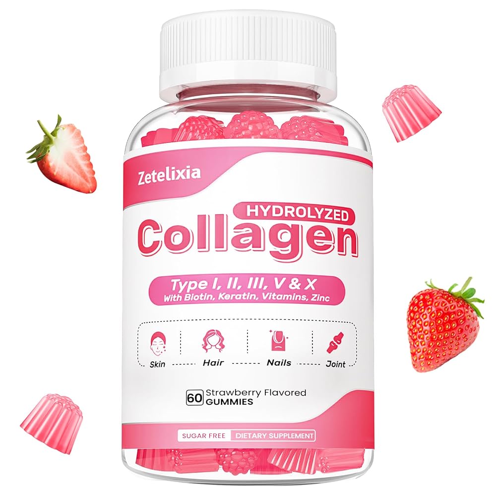 Zetelixia Glutathione Collagen Gummies Mix