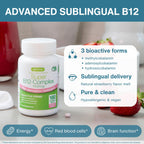Igennus Vitamin B12 Complex 1000mcg Sublingual - 180 Tablets - image 2