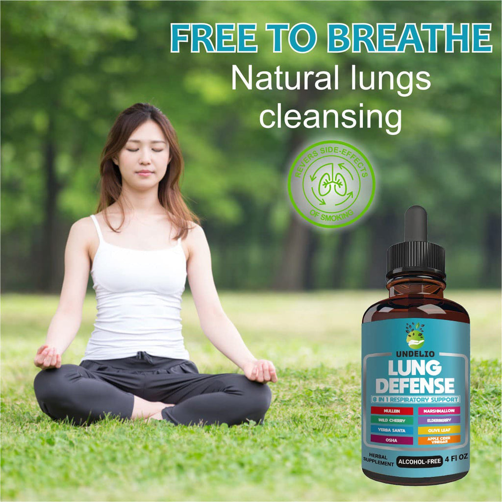 Undelio Lung Defense Herbal Extract 8 in 1 Blend - 4 Fl Oz - image 6