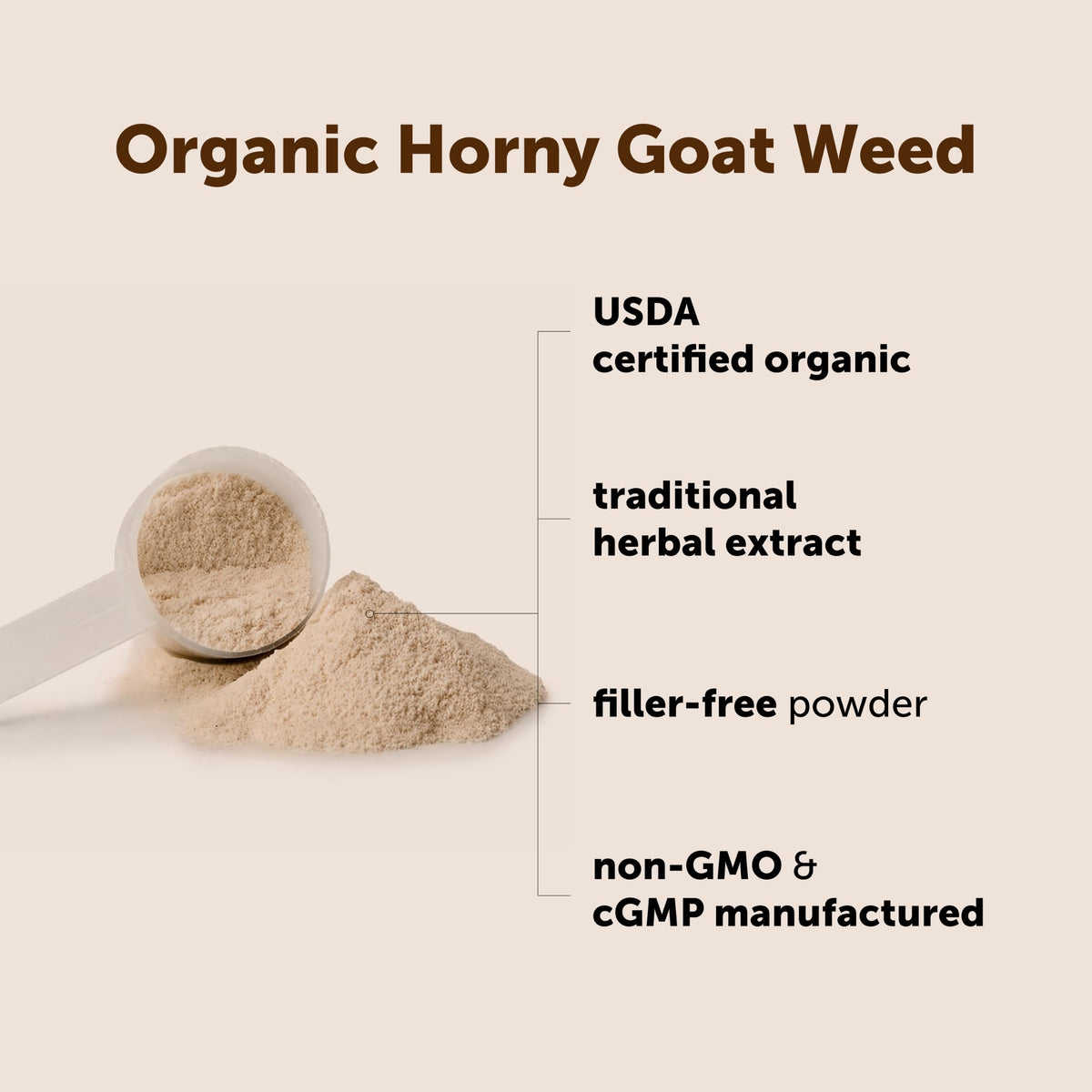 Micro Ingredients Organic Horny Goat Weed Powder - 100g - image 3