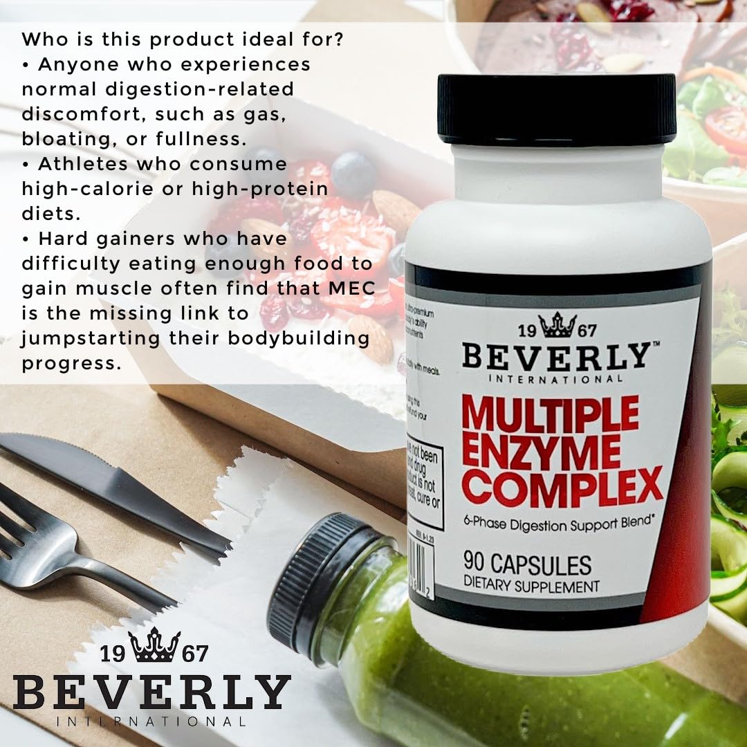 Beverly International MEC Broad-Spectrum Digestive Enzymes - 90 Capsules - image 4