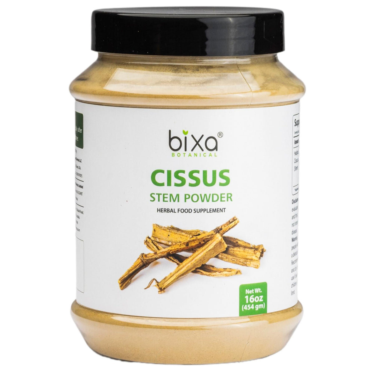 bixa BOTANICAL Cissus Powder (Cissus Quadrangularis/Hadjod)