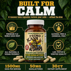 PRIMO KAVA Kava Capsules 50mg Calm and Relaxation - 30 Count - image 4