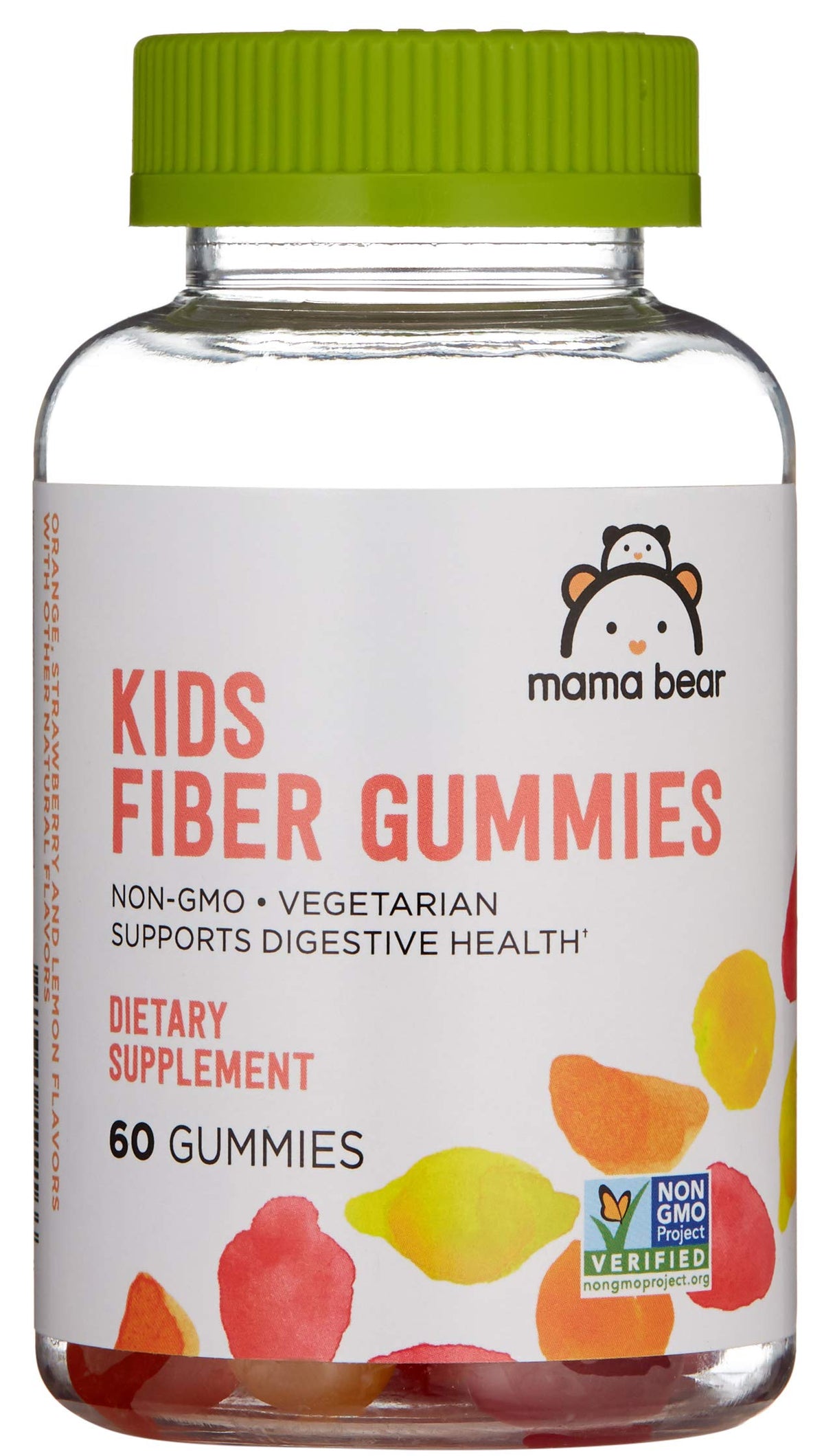 Mama Bear Kids Fiber Gummies Orange - 60 Count