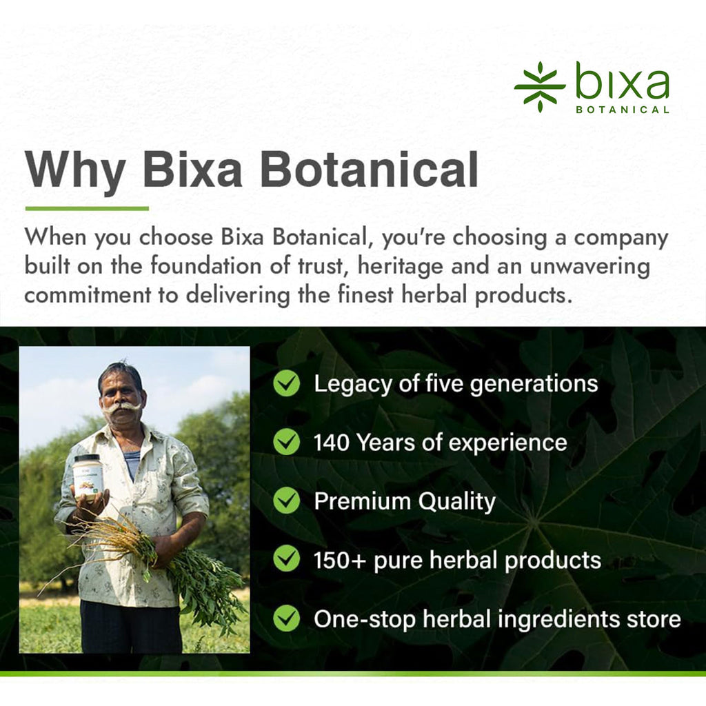 bixa BOTANICAL Safed musli
