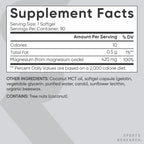 Sports Research Magnesium Oxide 420mg - 90 Softgels - image 5