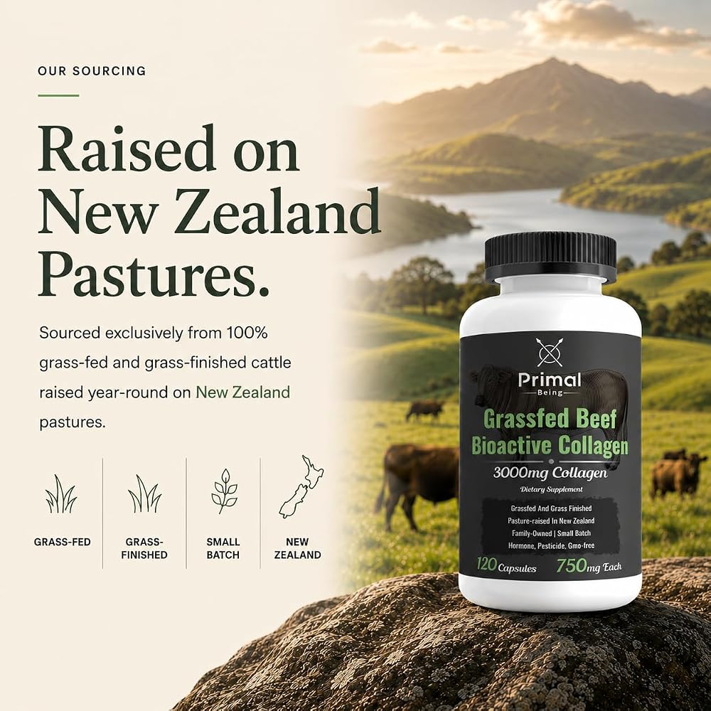 Primal Being Grassfed Beef Cartilage Collagen - 120 Capsules - image 4