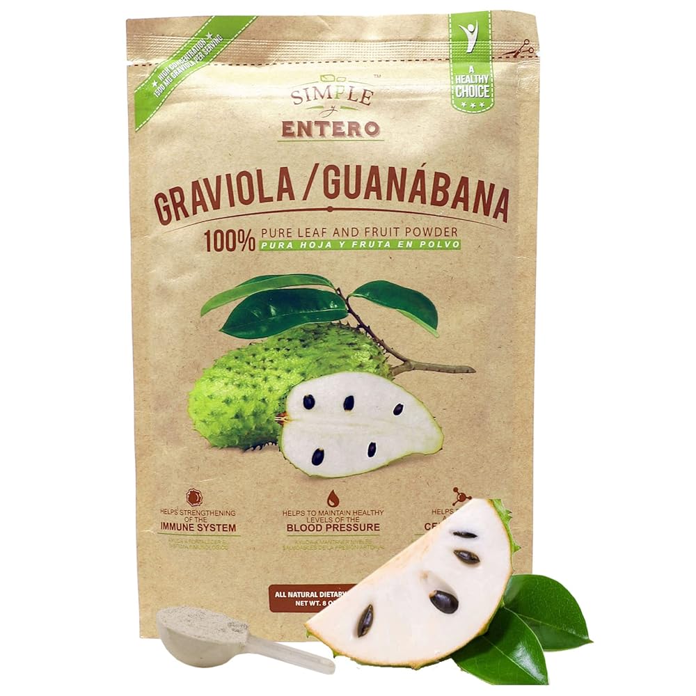 Simple y Entero Graviola Soursop Powder - 8 oz
