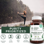 Natural Nutra Vitamin A and D 10000 IU & 400 IU - 100 Softgels - image 4