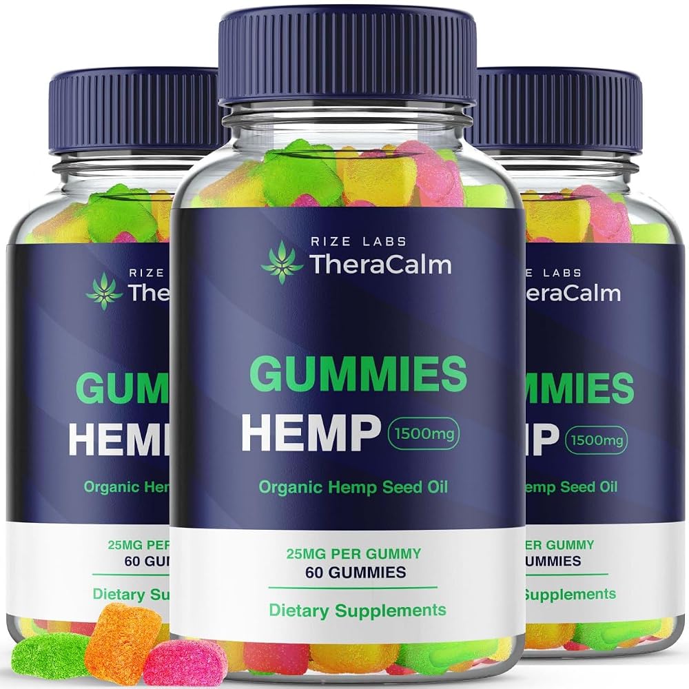 rize labs Theracalm Advanced Formula Hemp Gummies - 180 Gummies