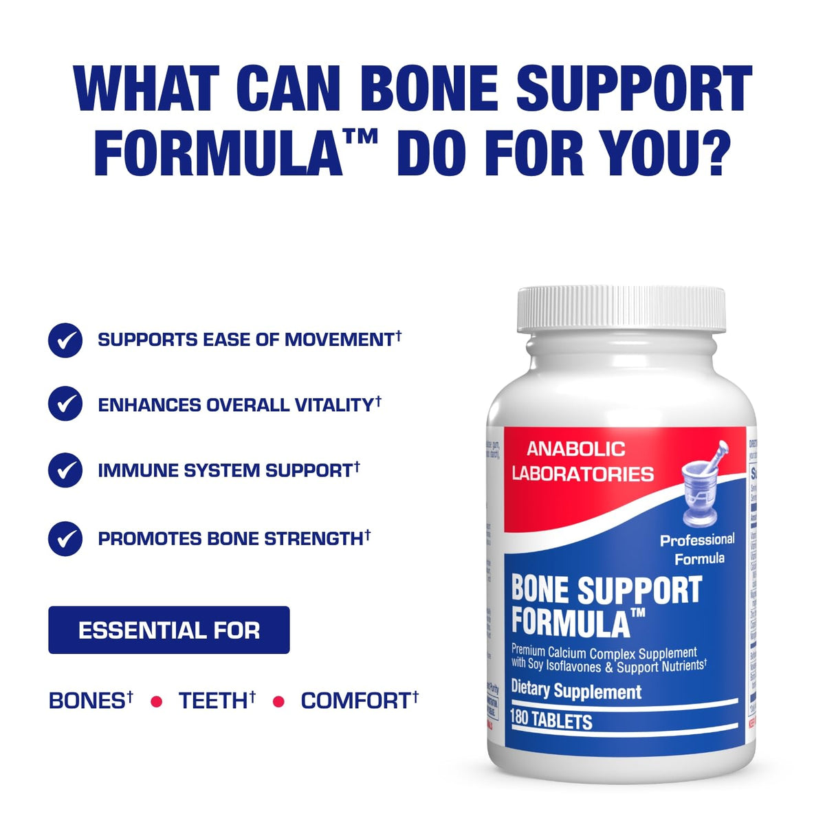 Anabolic Laboratories Clinical Calcium Complex Bone Supplement - 180 Tablets - image 5