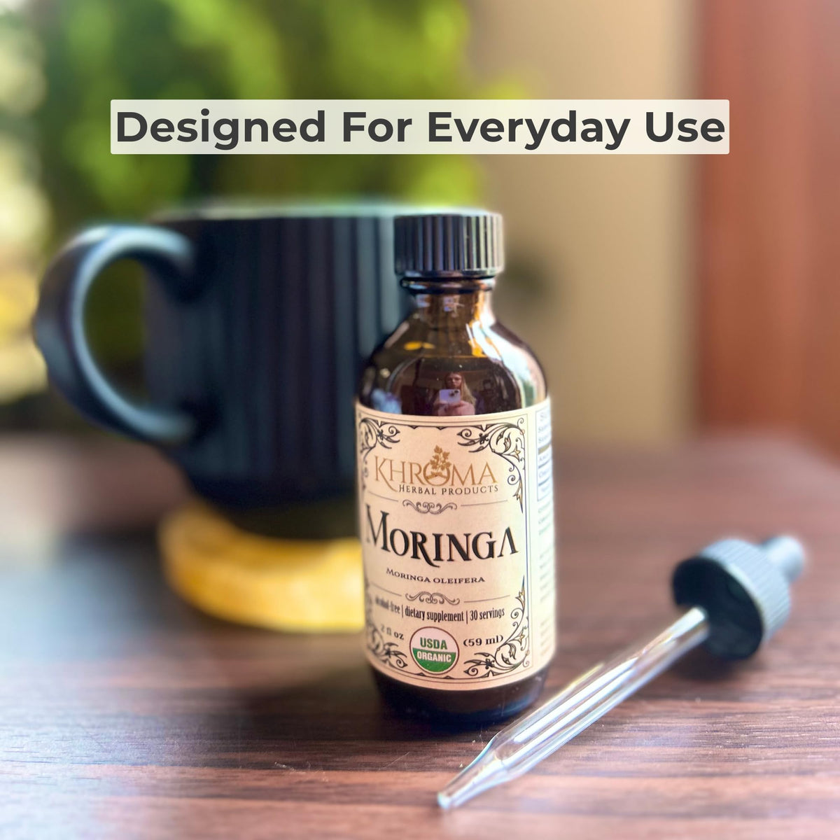 Khroma Herbal Products Organic Moringa Liquid Extract - 2 oz - image 5