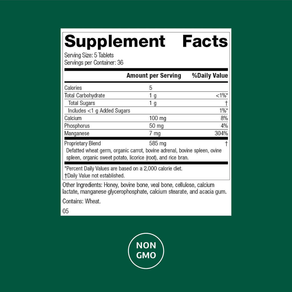 Standard Process Bio-Dent Skeletal Health Supplement - 180 Tablets - image 2