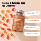 maxmedix Kids Multivitamin Gummies with Omega 3 6 9 - 120 Gummies - image 2