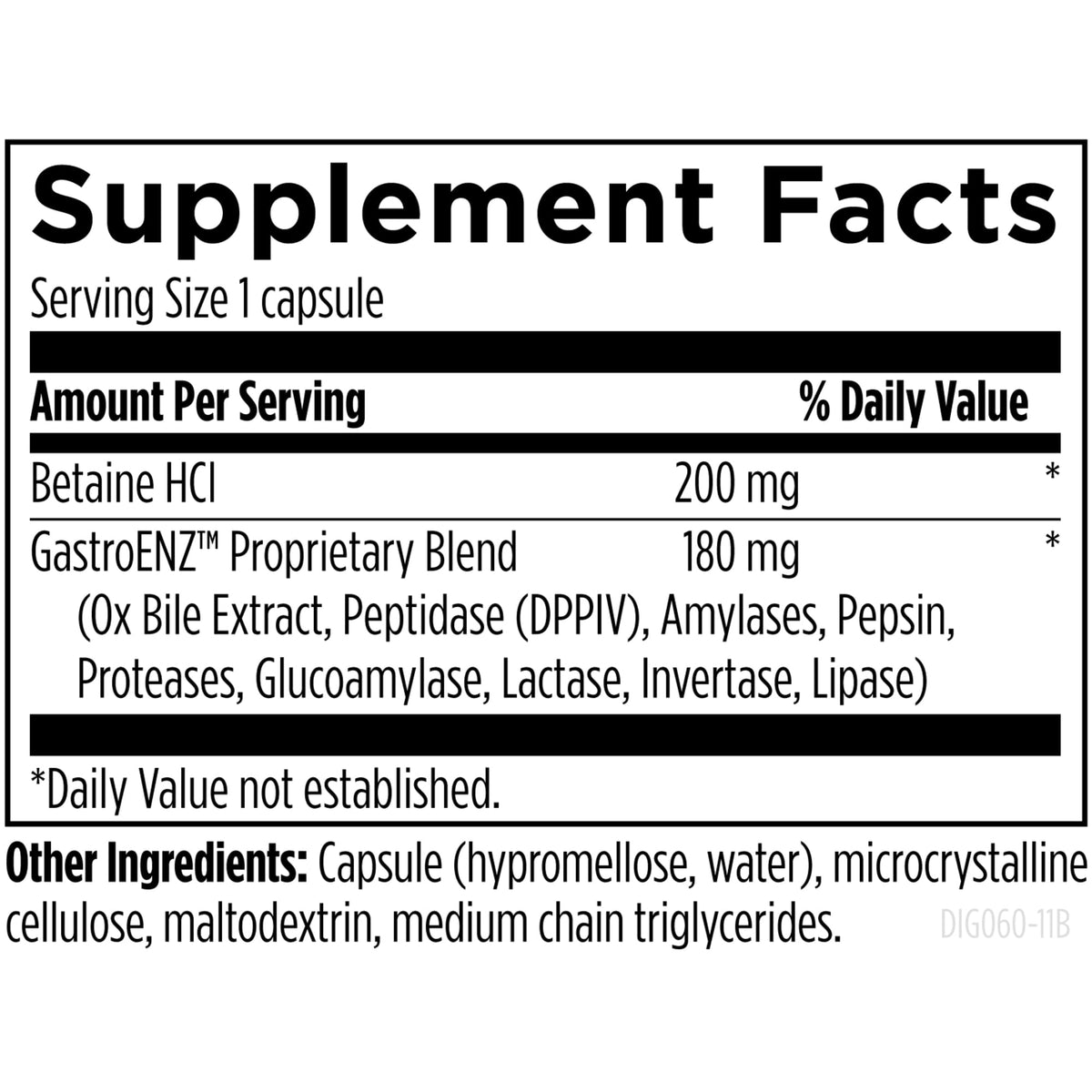 Designs for Health Digestzymes Gas & Bloating Relief - 60 Capsules - image 5