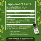 Benevolent Nourishment Chlorophyll Liquid Drops Peppermint - 2 Fl Oz - image 4