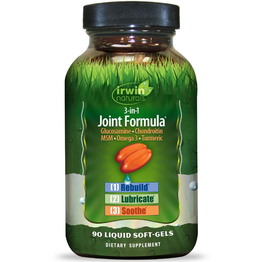 Irwin Naturals 3-in-1 Joint Formula for Mobility & Comfort - 90 Softgels