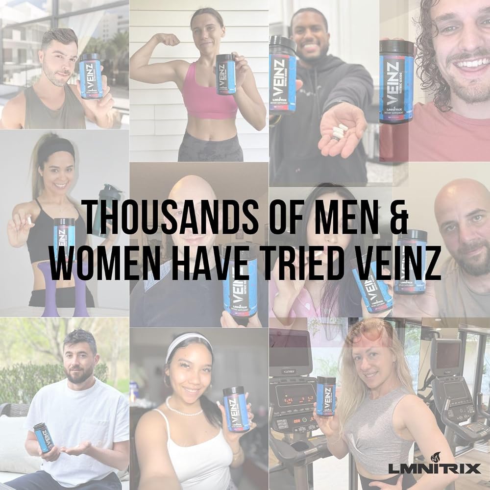LMNITRIX VEINZ Nitric Oxide Booster - 120 Capsules - image 4