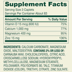 Spring Valley Calcium, Magnesium & Zinc Plus Vitamin D3 - 250 Caplets - image 3