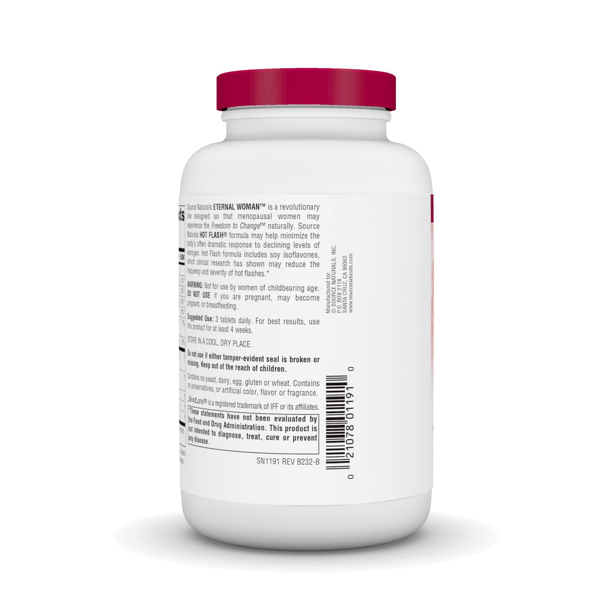 Source Naturals Hot Flash - 180 Tablets - image 3