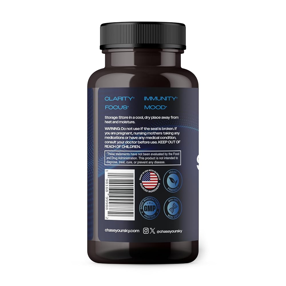 Chase Your Sky SOAR Adaptogen Blend for Stress Relief - 60 Capsules - image 2