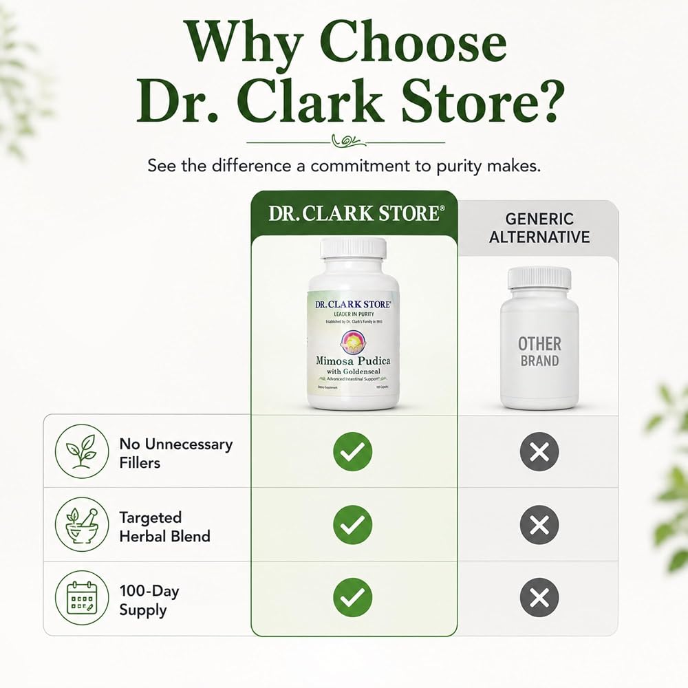 Dr Clark Store Mimosa Pudica & Goldenseal