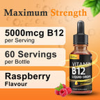 Salt Lake Supplements Vitamin B12 Liquid Drops 5000 mcg - 60 Servings - image 4