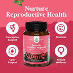 Natures Craft Female Fertility Support Capsules - 180 Count - image 3
