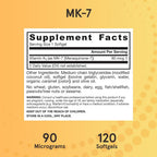 Jarrow Formulas MK-7 90 mcg - Bioactive Form of Vitamin K2 - Servings