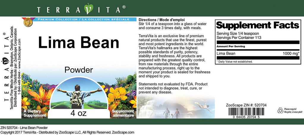 Terravita Lima Bean Powder - 4 oz - image 3
