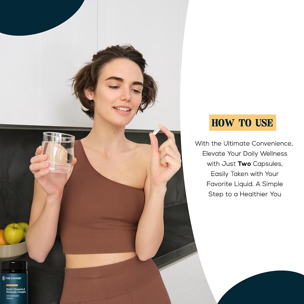 B THE CHANGE Multivitamin & Mineral Complex - 60 Capsules - image 4
