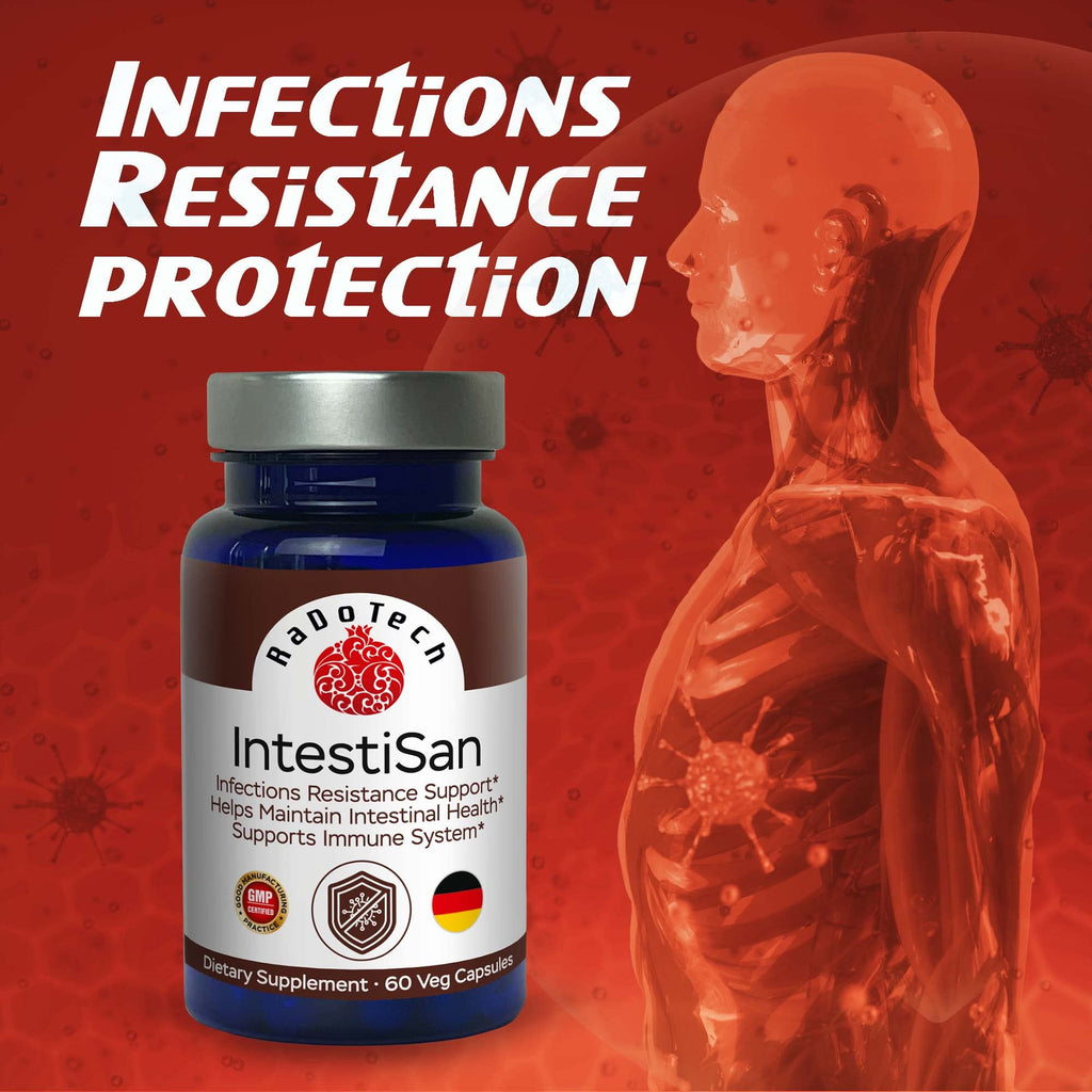 RaDoTech IntestiSan Olive Leaf Extract Immune Support - 60 Capsules - image 2