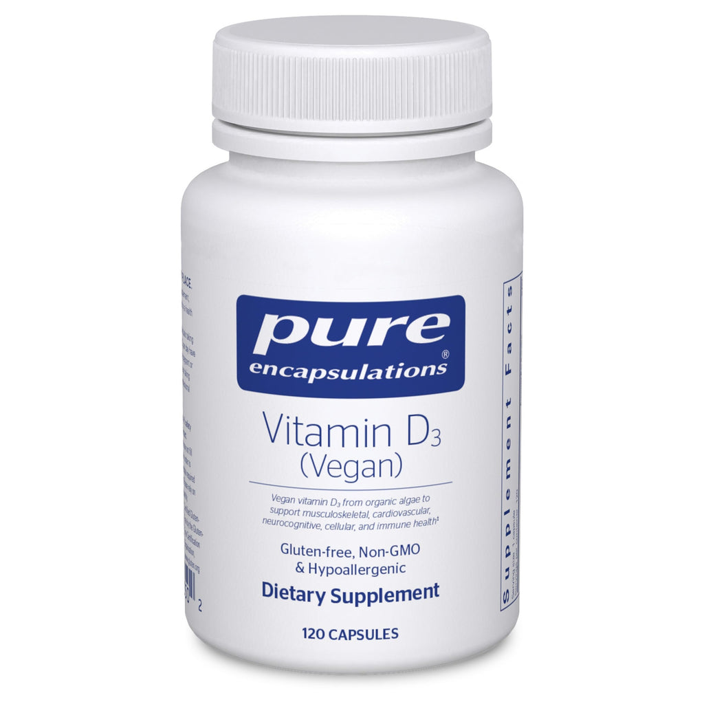 Pure Encapsulations Vitamin D3 Vegan - 120 Capsules
