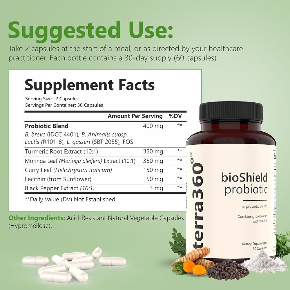 terra360° BioShield Probiotic for Women - 60 Capsules - image 3